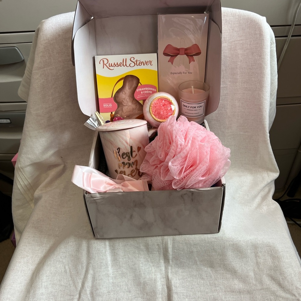 Not A Day Over Fabulous Pink Bath & Relax Gift Bundle